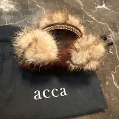 アッカ　ミンクシュシュ 楽天市場】acca ミンク シュシュの通販