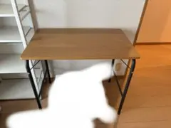 無印良品　スチールパイプテーブル　折りたたみ式　中古品