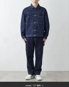 【美品】　ペインターデニムパンツ　M