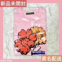 ✨新品未開封✨なにわ男子 Tシャツ 24時間テレビ 半袖 ピンク Mサイズ 花のサムネイル