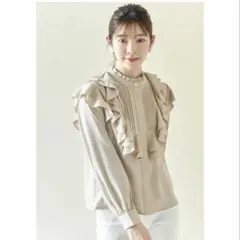 トッコクローゼット　フリルブラウス