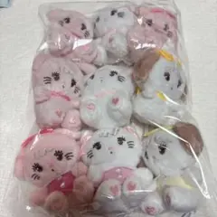 mikko ガチャガチャ ぬいぐるみマスコット9個セット