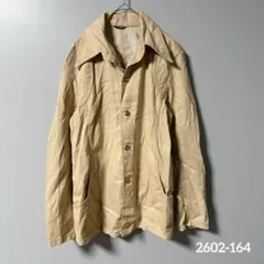 【希少】70s ポーランド製 ヴィンテージ ワークジャケット ELPO ベージュのサムネイル