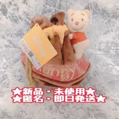 くまのプーさん　ほっこりハニー　ふわふわハニーポットバック　巾着