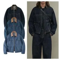 LA FUDGE デニムジャケット ダークブルー