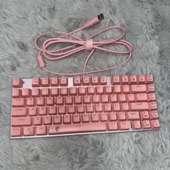 e元素ゲーミングキーボード メカニカル式キーボード LED