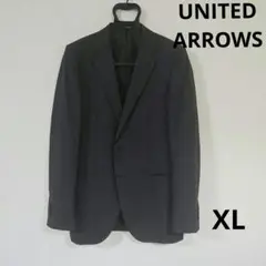 美品 ユナイテッドアローズ セットアップスーツ 本切羽 ダークグレー 50 XL