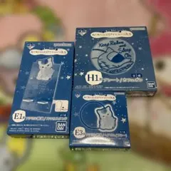 一番くじ　夏目友人帳 ニャンコ先生　スマホスタンド　ヘアゴム　プレート　3点