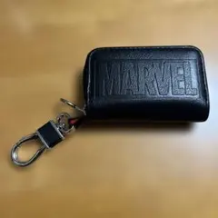 MARVEL キーケース ブラック ファスナー式のサムネイル