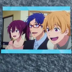 アニメ Free! FS ポストカード ファン 葉月渚 & 竜ヶ崎怜 & 松岡江