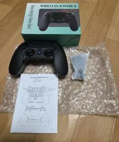 【新品】P4互換ワイヤレスコントローラー Bluetooth／ダブルショック機能