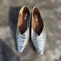 シルバー パンプス　結婚式