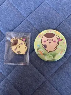 ちいかわ くりまんじゅう ピンバッジ缶バッジセット ちいかわパーク限定