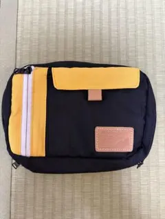 マスターピース Master Piece　マルチポーチ　ブラック　イエローバッグのサムネイル