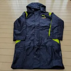 Puma フード付きベンチコート ネイビー 150 ベンチコート