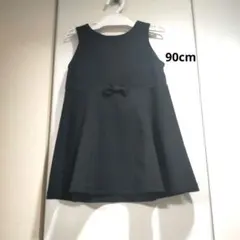 美品✨ノースリーブワンピース ブラック 90cm