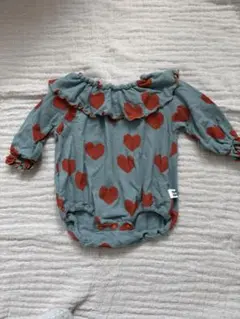 MARKEY'Sハート柄ロンパース（長袖）