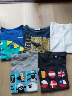 Tシャツ　５枚セット　110　無印良品　ムージョンジョン