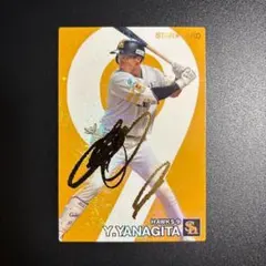 プロ野球チップス 柳田悠岐 金箔サイン スターカード