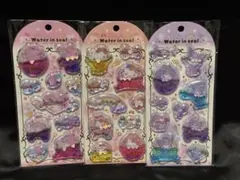 サンリオ ウォーターインシール 3枚セット ハローキティ マイメロディ クロミ