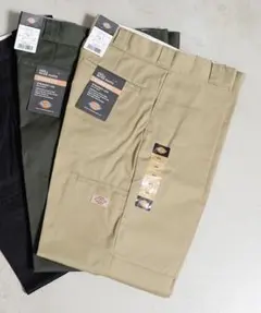 【新品】34x32 カーキ DICKIES ダブルニー LOOSE FIT