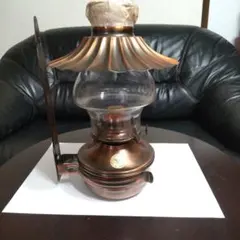 アンティーク ・オイルランタン・ ランプ ・壁掛け フック付き