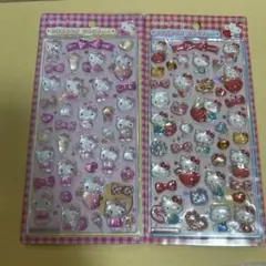 国内正規品　ボンボンドロップシール　サンリオ第2段　赤キティ　ピンクキティ