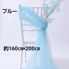 ☆★新品★☆ チュール生地 水色 オーガンジー 撮影用 装飾用 結婚式 誕生日