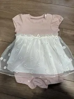 アプレレクール　花柄ロンパース80センチ