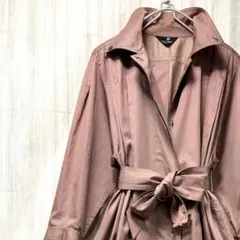 大人可愛い♡ Lui Chantant 春色ロングコート ワールド ベルト付のサムネイル
