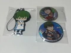 黒子のバスケ　緑間真太郎　缶バッジ・ストラップセット