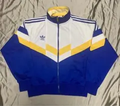 アディダス　ジャージ　デサント　バルーンシルエット　Lサイズ　トリコロール