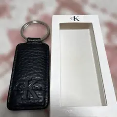 Calvin Klein グリーン　レザー キーリングのサムネイル