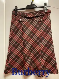 Burberry Blue label チェックスカート