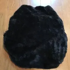 美品！fifth 黒いボリュームのある光沢スヌード