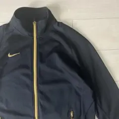 Nike フルジップジャケット ブラック/ゴールド サイズXLトレーニングメンズ