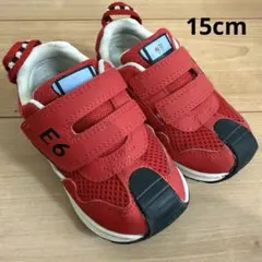 IFME ×TRAIN キッズスニーカー E6系 こまち（RED）　15cm