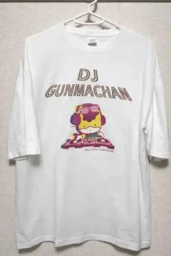 DJぐんまちゃん　Tシャツ ホワイト　XL