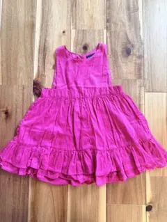 Ralph Lauren ピンク フリルワンピース 12M