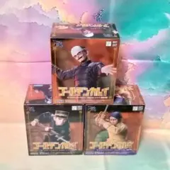 【新品】段ボール発送　ゴールデンカムイ 鯉登 月島 鶴見 フィギュア 3個セット