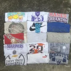 USA古着卸売グッドレギュラーTシャツまとめ売り カラバリ00s 90s 15枚のサムネイル