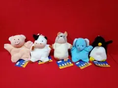 復刻 ニックナックのオテダマネズミとなかまたちマスコット 5種 ナムコ 