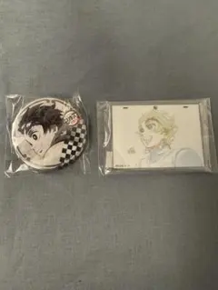 鬼滅の刃 竈門炭治郎 アクリルチャーム 缶バッジ