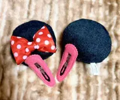 ディズニー ミニーマウス ヘアピン カチューシャ パッチン ヘアアクセサリー 耳