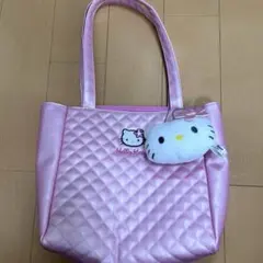 ハローキティ 当たりくじ　トートバッグ　チャーム付き