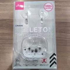 新品未使用 DAISO SKELETON 完全ワイヤレスイヤホン ホワイト