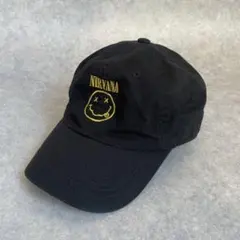 Nirvana ニルヴァーナ ニルバーナ キャップ ブラック 黒