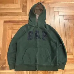 GAP ギャップ ジップ パーカー 平成 Y2K グリーン　フリース　サーマル