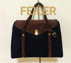 新品FEILER フェイラー ボストンバッグ ブラック ブラウンのサムネイル