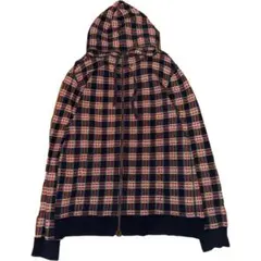 BEAMS HEART ビームス ハート チェック柄 フルジップパーカーのサムネイル